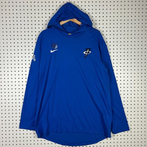 Nike 1 Cent Memphis Tigers Hoodie Large NWT Blue Lightweight RARE Penny Hardaway - Picture 1 of 6